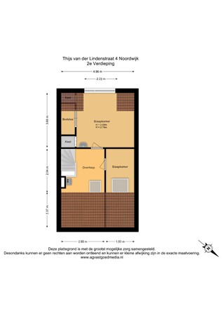 Floorplan - Thijs van der Lindenstraat 4, 2202 VP Noordwijk